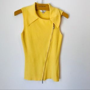 Cache gold collar zip top (S)